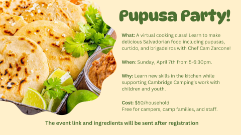 Join us for a Pupusa Party!